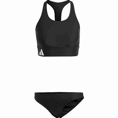 adidas bikini set damen schwarz weiß|Schwarze Damen.